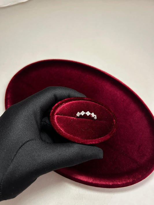 Bague Trèfle - Moissanite