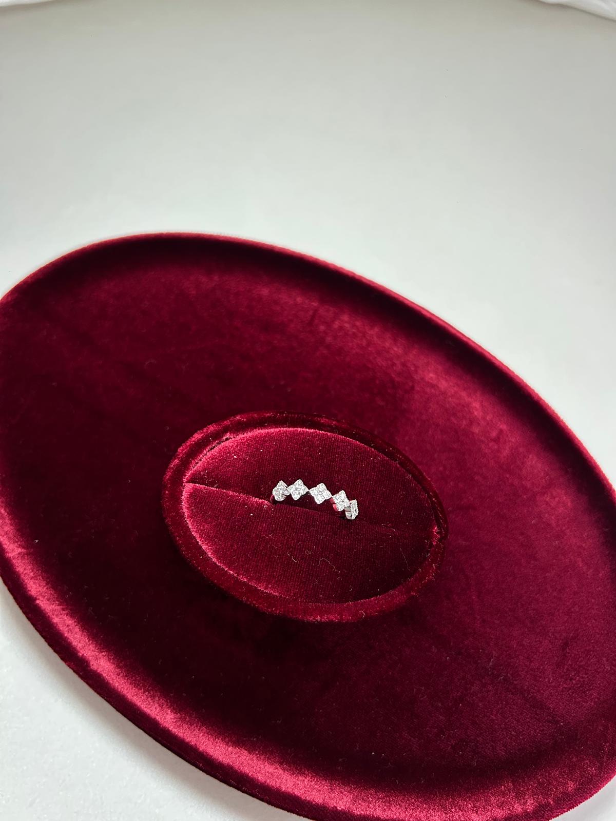 Bague Trèfle - Moissanite
